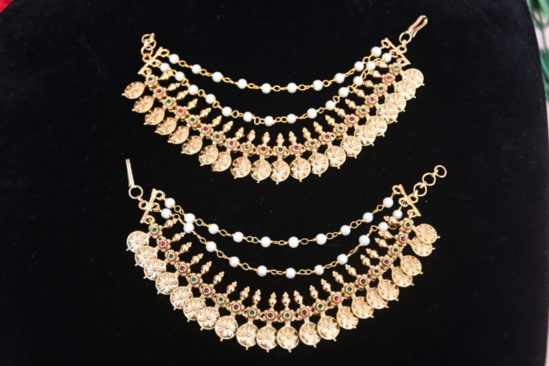 Pearl Kasu Style / Ear Chain NFHA17
