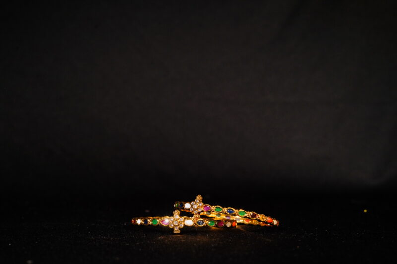 2pc Navratna Kada Bangles NFBA01