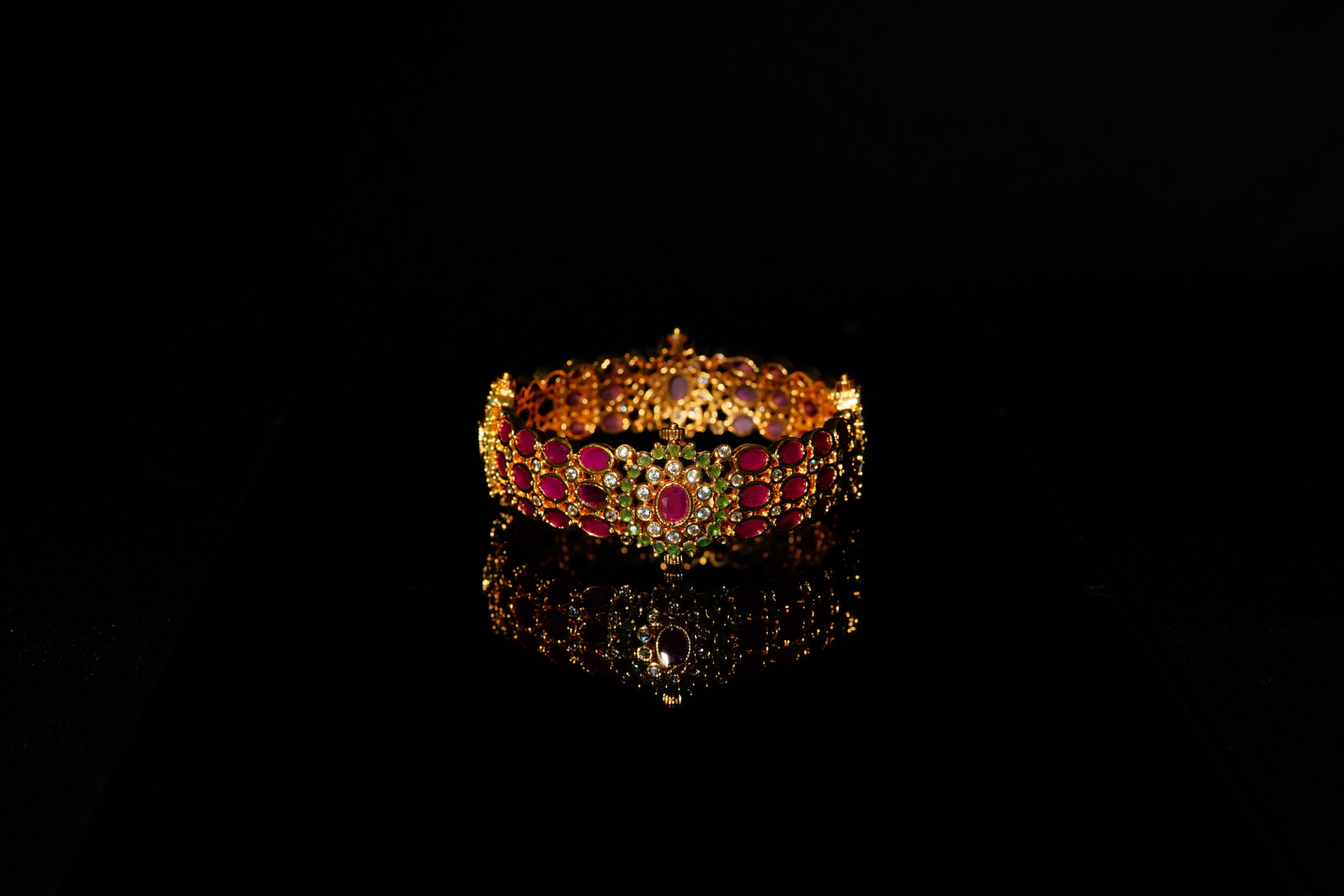 Single Bangle with CZ Stones NFBA31