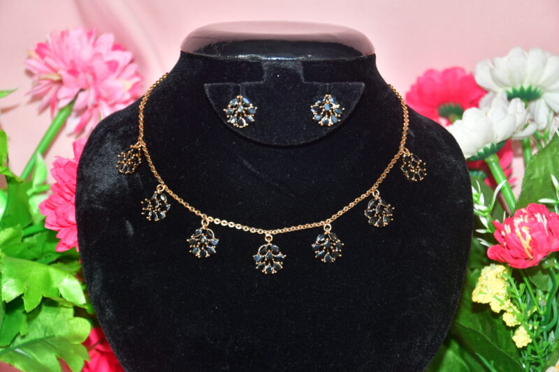 Simple CZ Chains in Pink, Blue, Black, Light Green, Multi, Violet, White NFC12 - Image 6