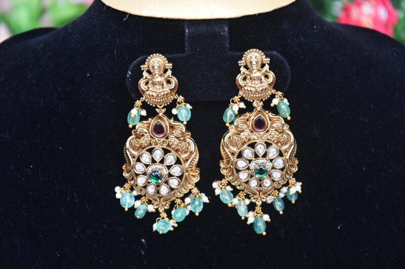 Nakshi Peacock Lakshmi Short Necklace NFN80