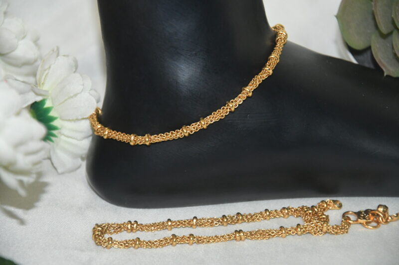 Broad Chain Type Anklets NFA14 - Image 2
