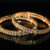 Lakshmi kasu cz 2pc bangles on wrist