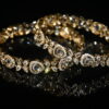 Polki 2pc bangles on wrist