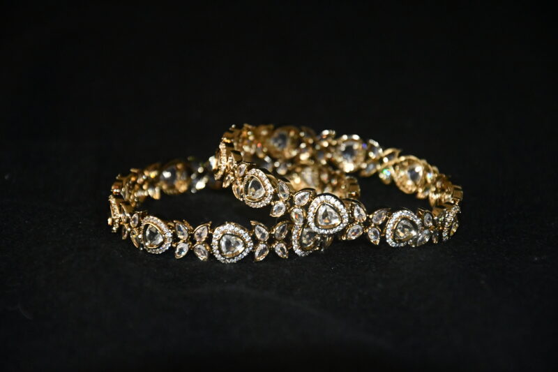 Polki 2pc bangles NFBA47 - Image 2