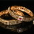 Antique peacock cz 2pc bangles on wrist