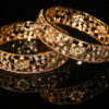 Flowr cz 2pc bangles on wrist