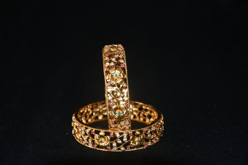 Flowr cz 2pc bangles NFBA52 - Image 4
