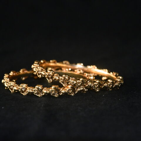 Antique Bal Krishna 2pc bangles on wrist