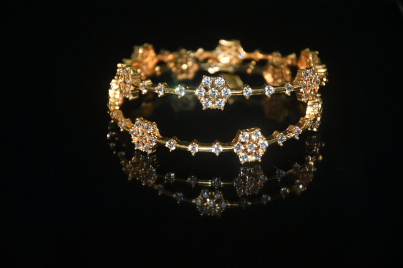7star cz 2pc bangles NFBA57 - Image 2