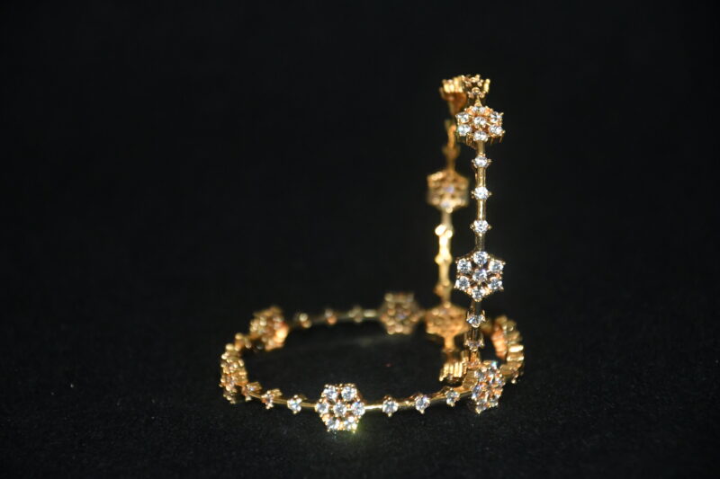 7star cz 2pc bangles NFBA57 - Image 3