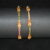 Cz Lakshmi multicolour 2pc bangles on wrist