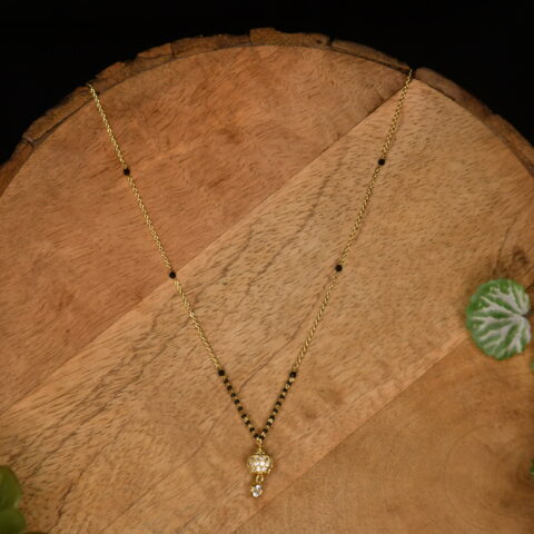 Round ball hanging simple blackbeads by Nischala Fashions