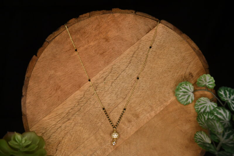 Round ball hanging simple blackbeads by Nischala Fashions