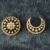 CZ White Sun Moon Set with elegant cubic zirconia stones and celestial motifs by nischala fashions