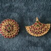 Kempu Sun Moon Set by Nischala Fashions