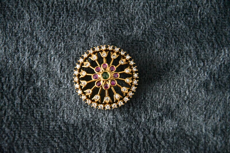 Cz Multicolour Sun Moon Set NFHA25 - Image 2