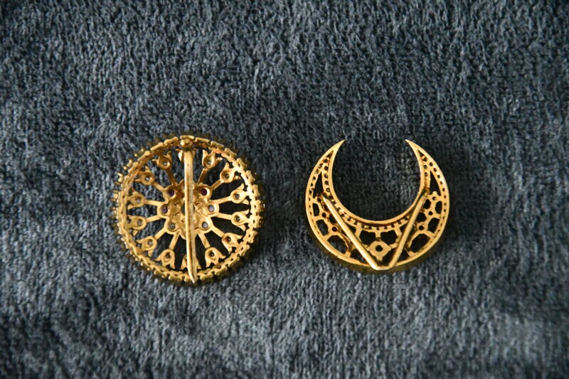 Cz Multicolour Sun Moon Set NFHA25 - Image 3