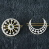 Diamond Look Sun Moon Set by Nischala Fashions