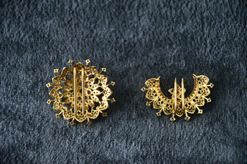 Cz Multicolour Sun Moon Set NFHA28 - Image 4