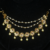 Peacock Motif Pearl Champasavaralu earchain with detailed peacock design and pearls by nischala fashions