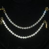 Simple diamond single line champasavaralu/earchain by Nischala Fashions