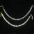 Simple diamond single line champasavaralu/earchain by Nischala Fashions
