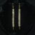 Diamond drop two line champasavaralu/earchain by Nischala Fashions
