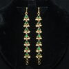 Jadau kundan green matilu/earchain by Nischala Fashions