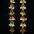 Jadau kundan multicolour matilu/earchain by Nischala Fashions