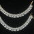 Diamond single line champasavaralu/earchain by Nischala Fashions