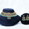 Kundan choker necklace with earrings