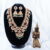 Guttapusalu kempu kundan long necklace with jhumki earrings (NFN130)