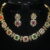 Simple navaratna necklace with earrings NFN140