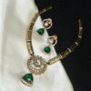 Victorian kante necklace with earrings (NFN147G)