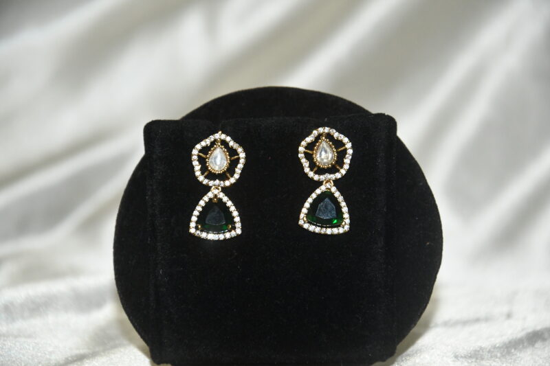 Victorian kante necklace with earrings (NFN147G) - Image 3