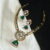 Victorian kante necklace with earrings (NFN147G)