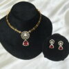 Victorian kante necklace with earrings (NFN147P)