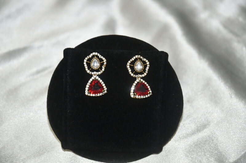 Victorian kante necklace with earrings (NFN147P) - Image 3