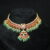Jadau kundan short necklace