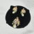 Gold parrot pendant with earrings NFP23