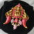 Lakshmi jadau kundan double tiger nail style pendant NFP24