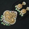 Victorian Lakshmi cz pendant with earrings NFP26