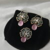 Victorian cz pendant with earrings NFP27LBP