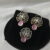 Victorian cz pendant with earrings NFP27LBP