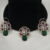 Victorian cz pendant with earrings NFP27PG