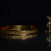 Plain gold waistbelt with carving embosed NFW07 - Image 2