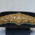Antique grand Lakshmi cz waistbelt with green beads hanging by Nischala Fashions