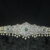 Diamond green stone waistbelt with pearl hanging by Nischala Fashions