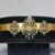Plain gold waistbelt with Victorian balaji pendant by Nischala Fashions
